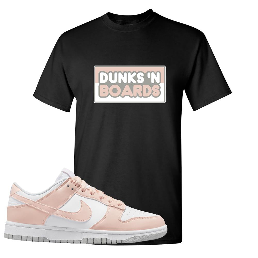 Move To Zero Pink Low Dunks T Shirt | Dunks N Boards, Black