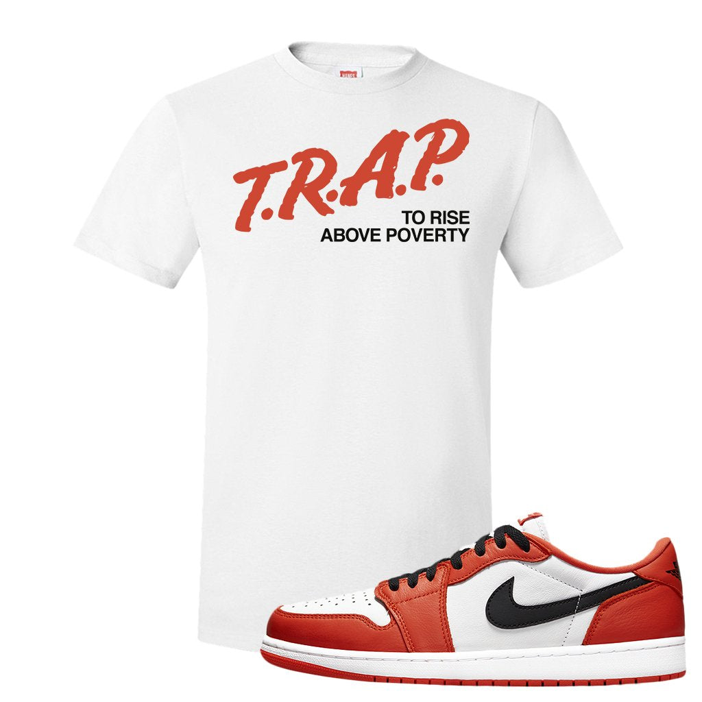 Starfish OG Low 1s T Shirt | Trap To Rise Above Poverty, White