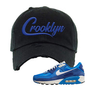 Air Max 90 First Use Distressed Dad Hat | Crooklyn, Black