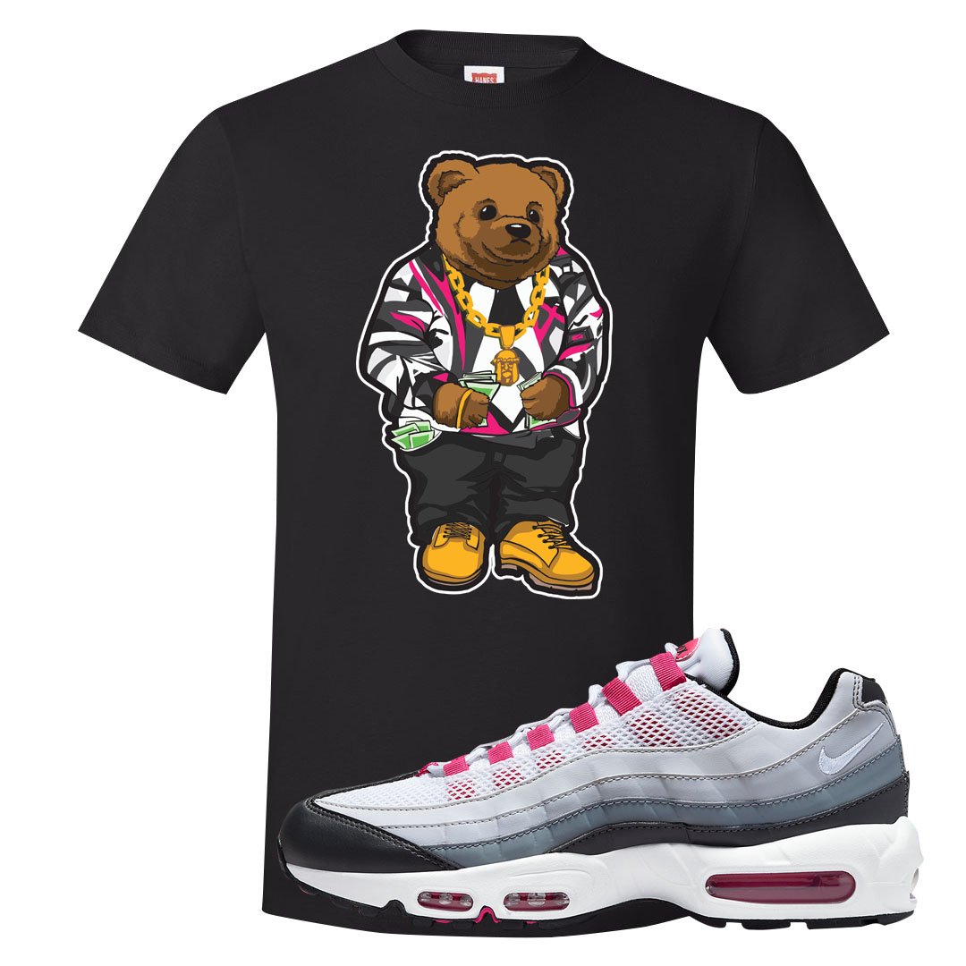 Next Nature Pink 95s T Shirt | Sweater Bear, Black