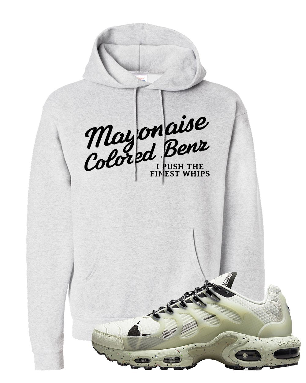 Terrascape Light Bone Pluses Hoodie | Mayonaise Colored Benz, Ash