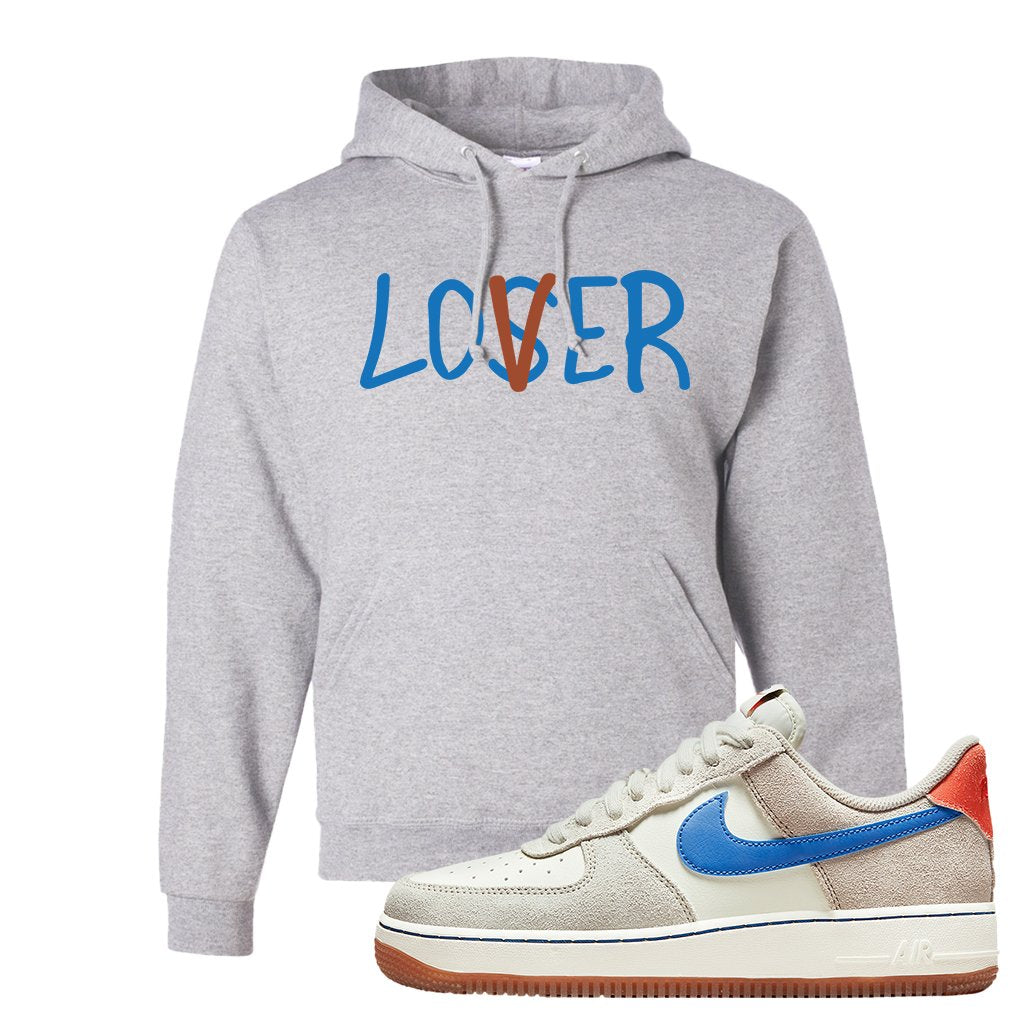 First Use Low 1s Suede Hoodie | Lover, Ash