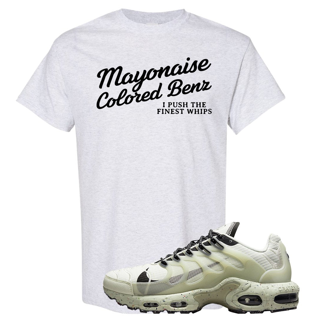 Terrascape Light Bone Pluses T Shirt | Mayonaise Colored Benz, Ash