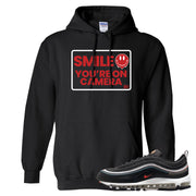 Alter and Reveal 97s Hoodie | Smile You're On Camera, Black