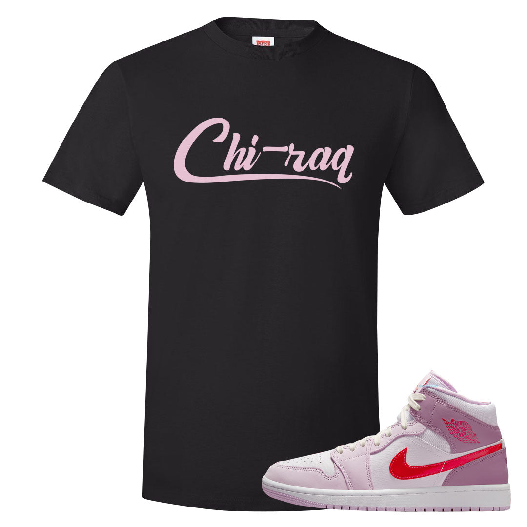 Valentine's Day Mid 1s T Shirt | Chiraq, Black