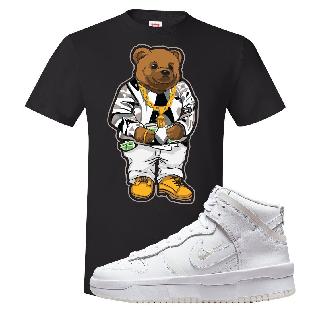 Summit White Rebel High Dunks T Shirt | Sweater Bear, Black