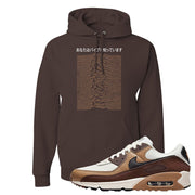 Air Max 90 Dark Driftwood Hoodie | Vibes Japan, Dark Chocolate