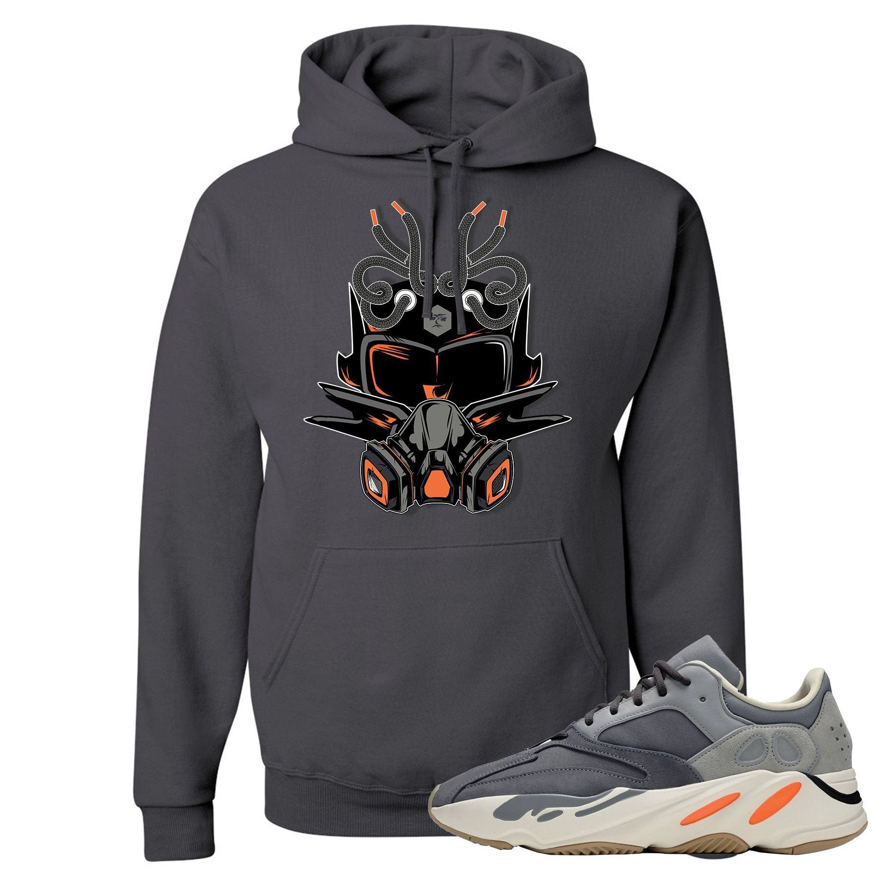 Yeezy Boost 700 Magnet Sneaker Mask Charcoal Sneaker Matching Pullover Hoodie