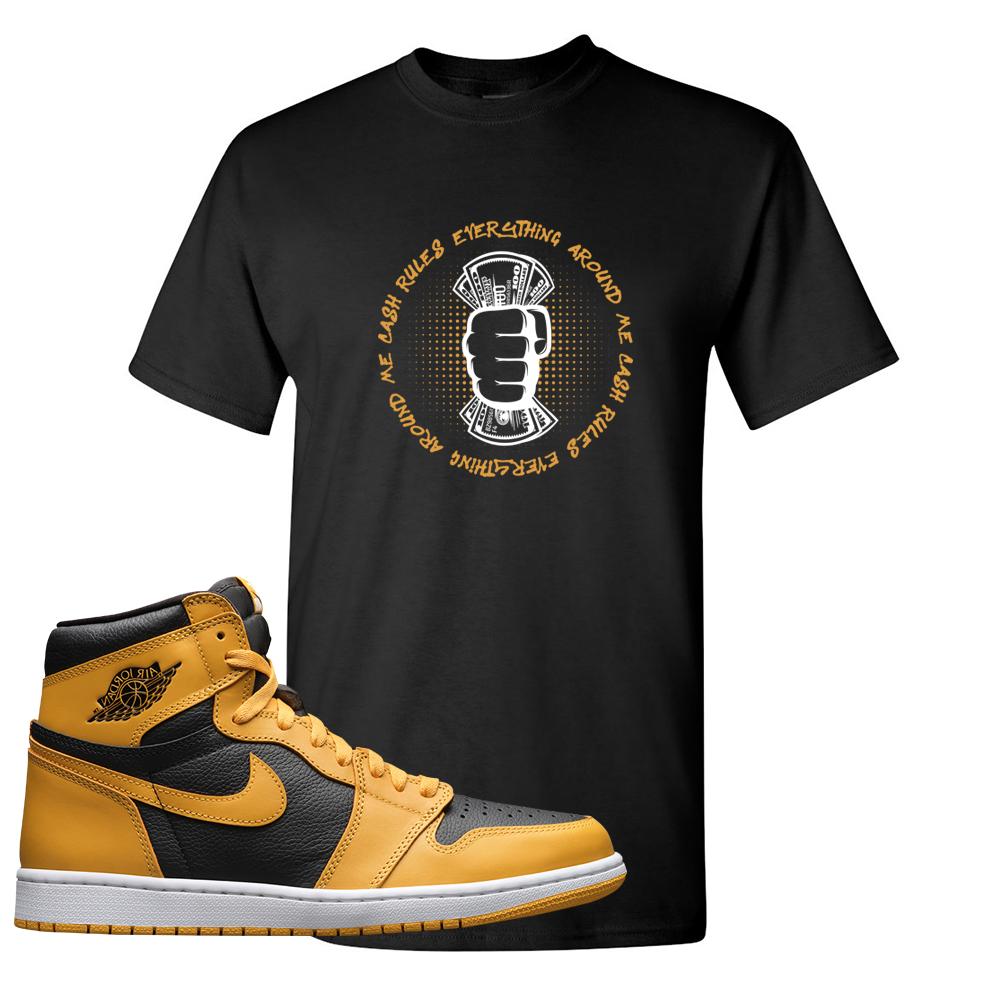 Pollen 1s T Shirt | Cash Rules Everything Around Me, Black