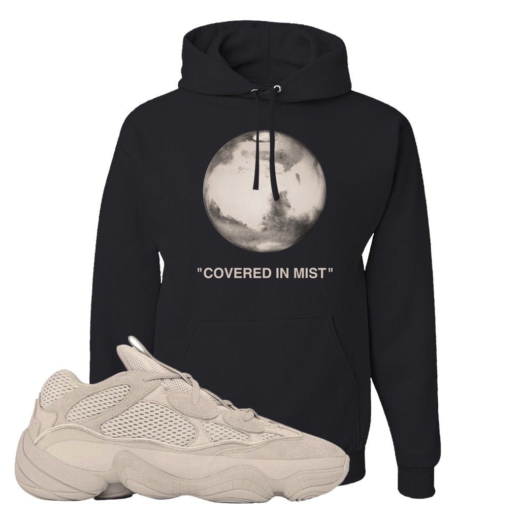 Yeezy 500 Taupe Light Hoodie | Covered In Mist, Black