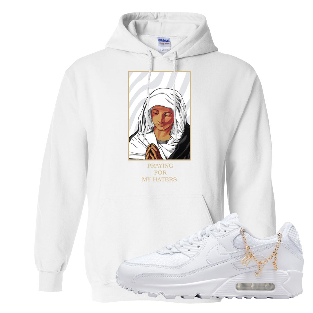 Charms 90s Hoodie | God Told Me, White