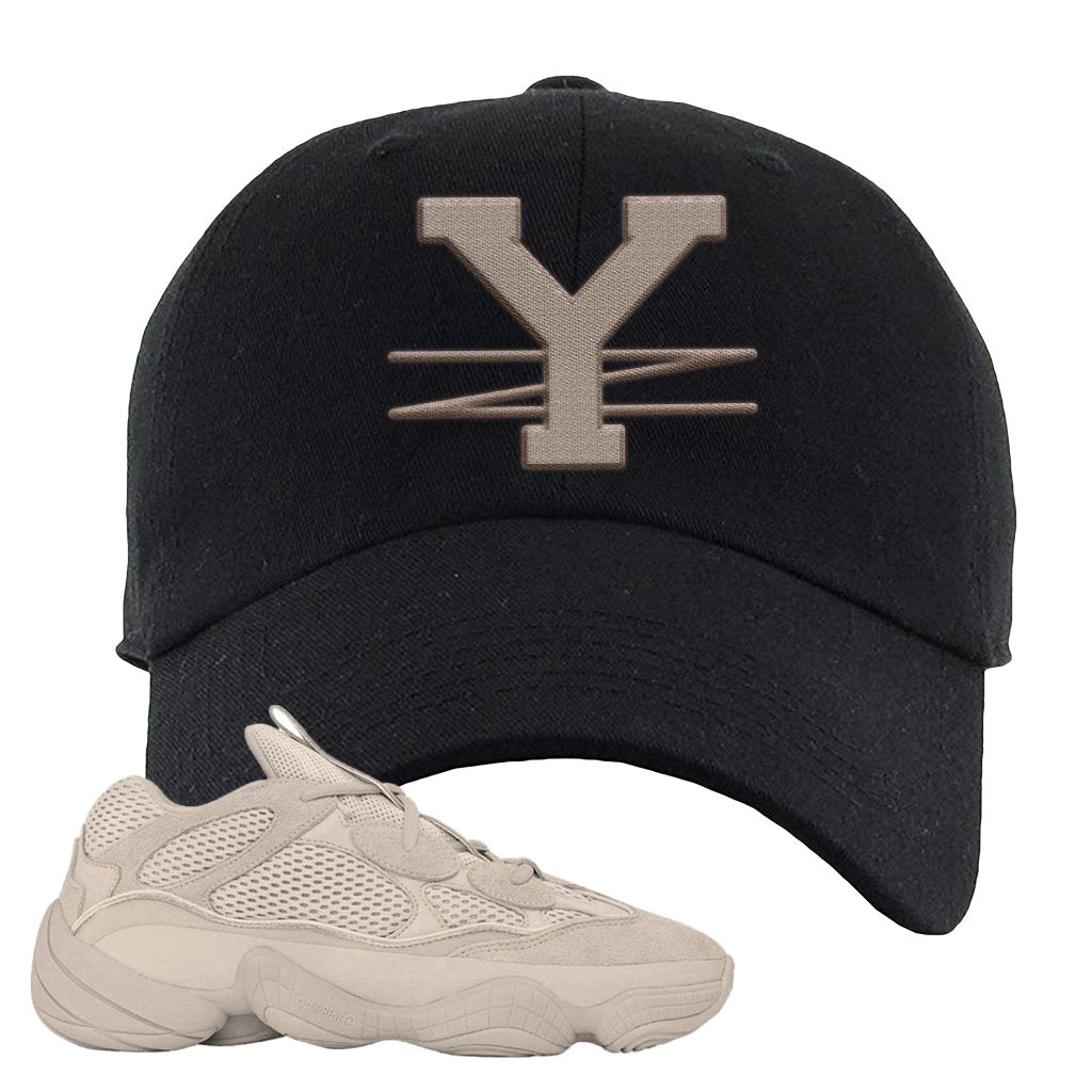 Yeezy 500 Taupe Light Dad Hat | YZ, Black
