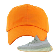 Yeezy 350 V2 Desert Sage Sneaker Dad Hat | Blank | Orange