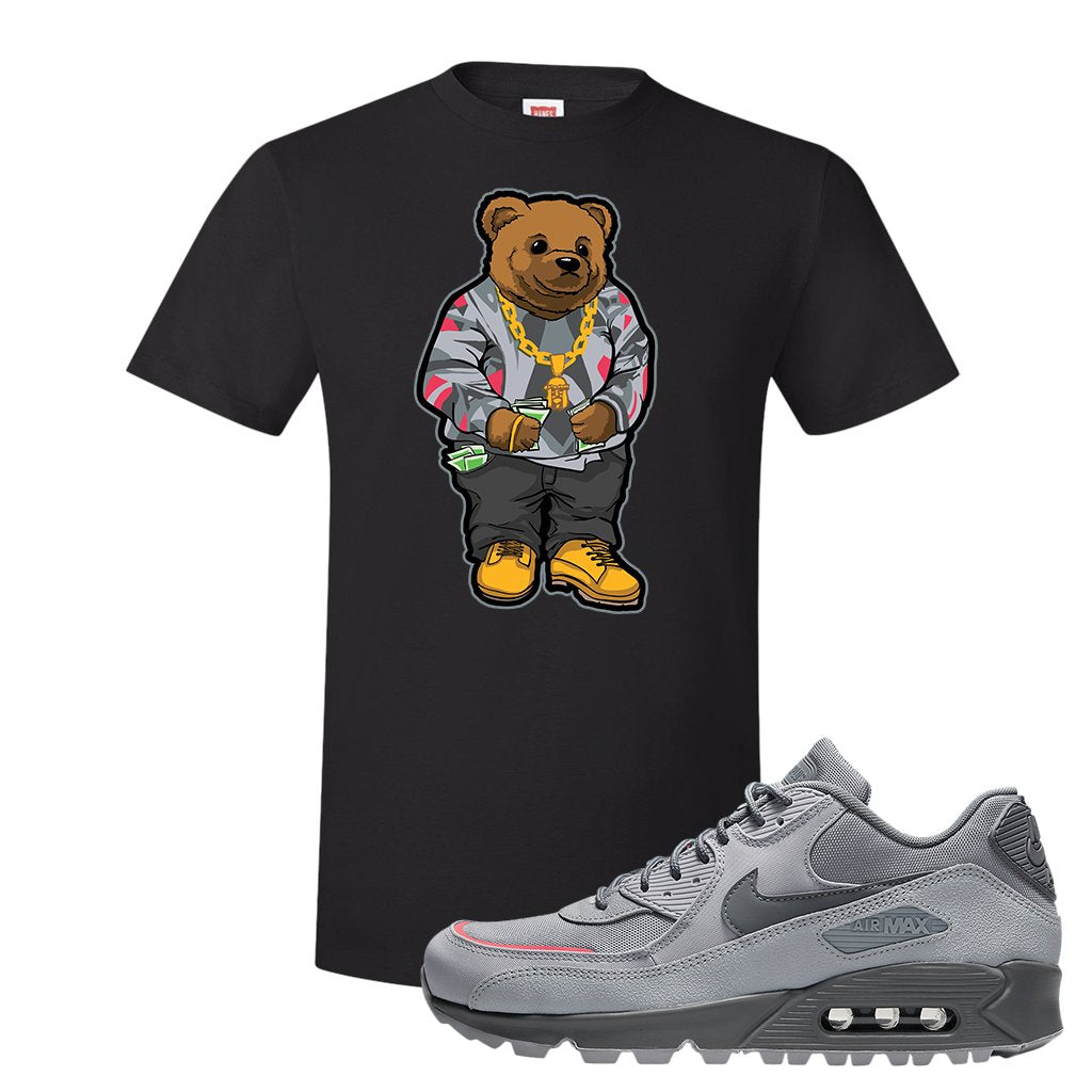 Wolf Grey Surplus 90s T Shirt | Sweater Bear, Black