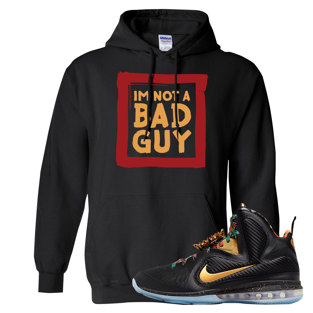 Throne Watch Bron 9s Hoodie | I'm Not A Bad Guy, Black