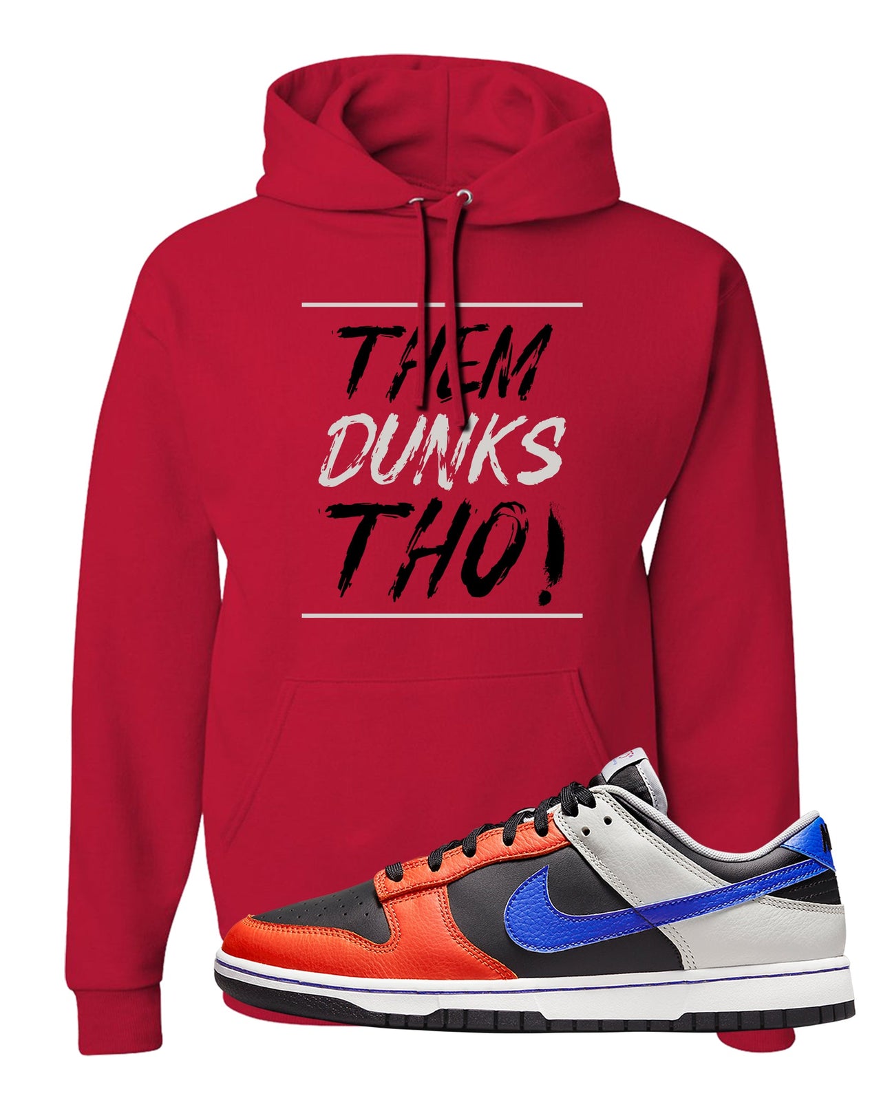 75th Anniversary Low Dunks Hoodie | Them Dunks Tho, Red