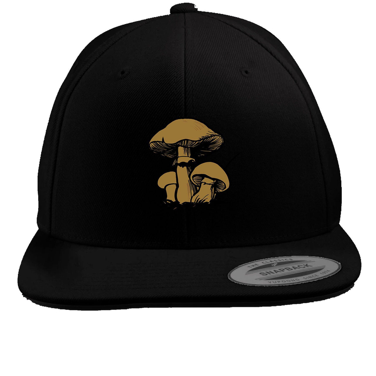 WMNS Mushroom 4s Distressed Dad Hat | Eat Me, Black