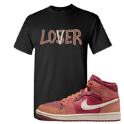 Africa Mid 1s T Shirt | Lover, Black