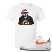 Air Force 1 Low Crimson Grind Rubber T Shirt | Capone Illustration, White