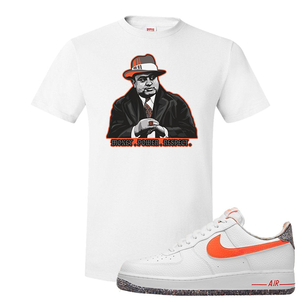 Air Force 1 Low Crimson Grind Rubber T Shirt | Capone Illustration, White