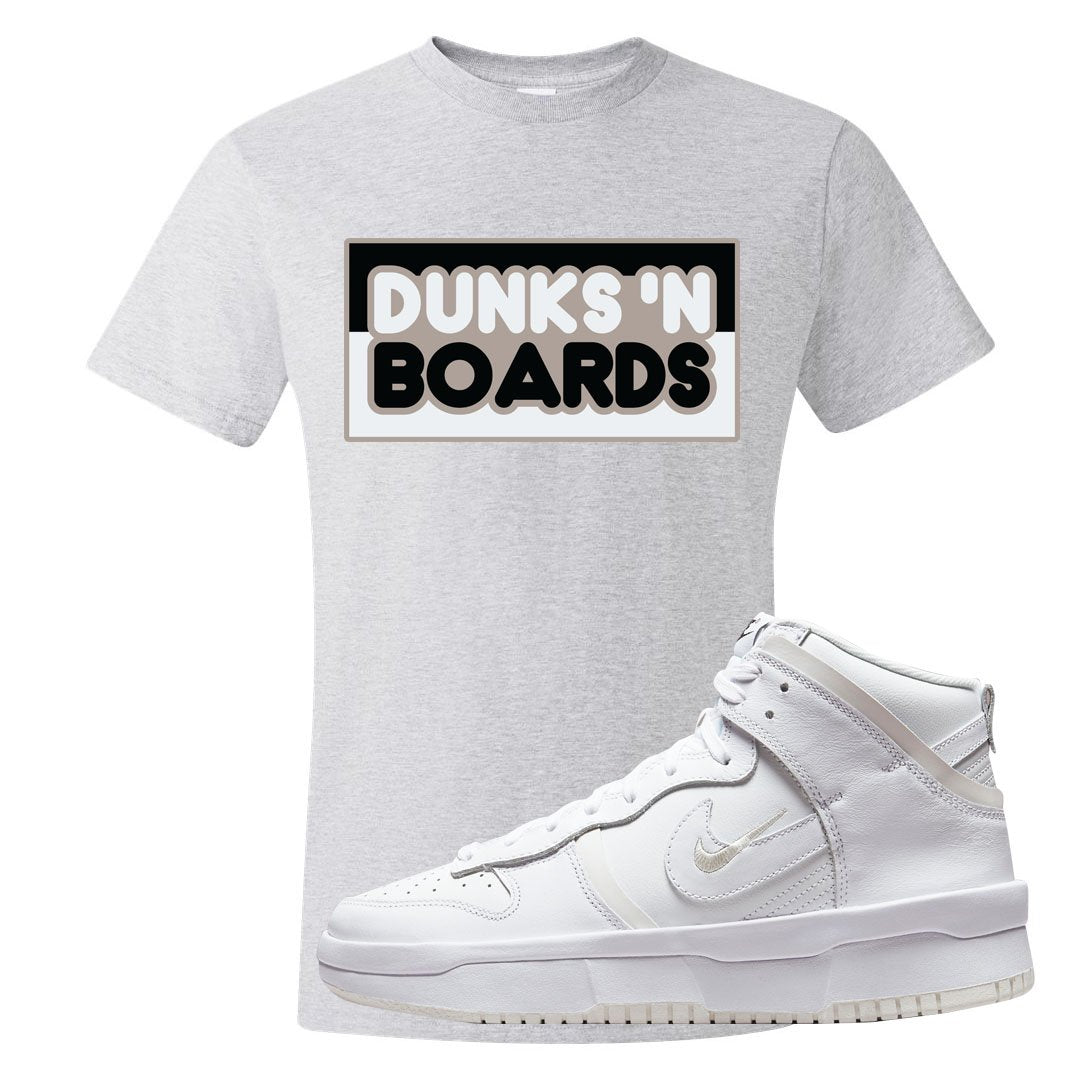 Summit White Rebel High Dunks T Shirt | Dunks N Boards, Ash