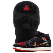 Always Familia Mid 1s Ski Mask | All Seeing Eye, Black