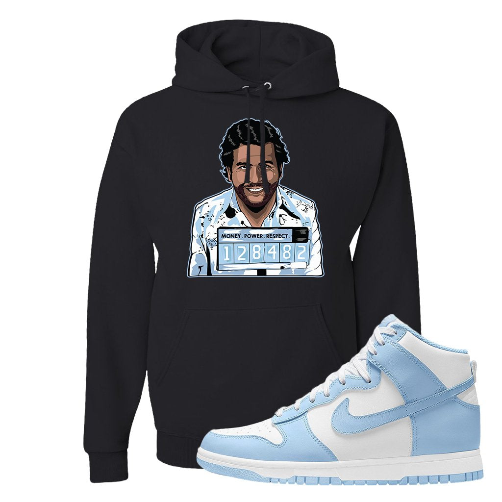 Aluminum High Dunks Hoodie | Escobar Illustration, Black