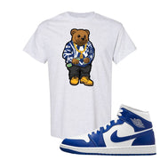 Air Jordan 1 Mid Kentucky Blue T Shirt | Sweater Bear, Ash