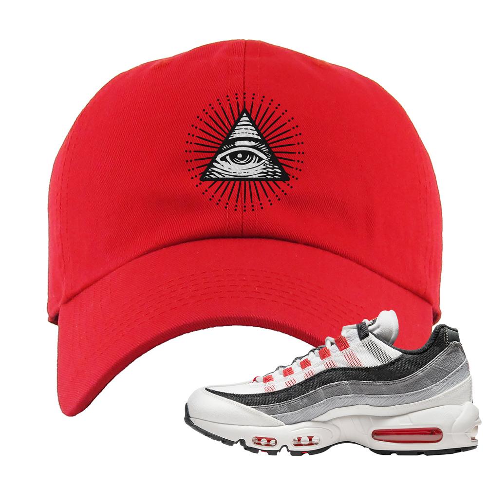 Comet 95s Dad Hat | All Seeing Eye, Red