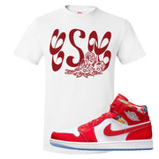 Barcelona Sweater Mid 1s T Shirt | Certified Sneakerhead, White