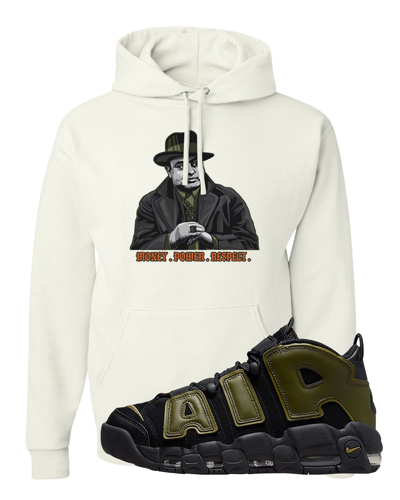 Guard Dog More Uptempos Hoodie | Capone Illustration, White