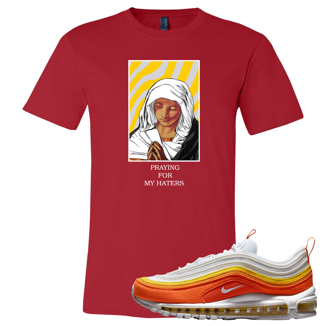 Club Orange Yellow 97s T Shirt | God Told Me, Red