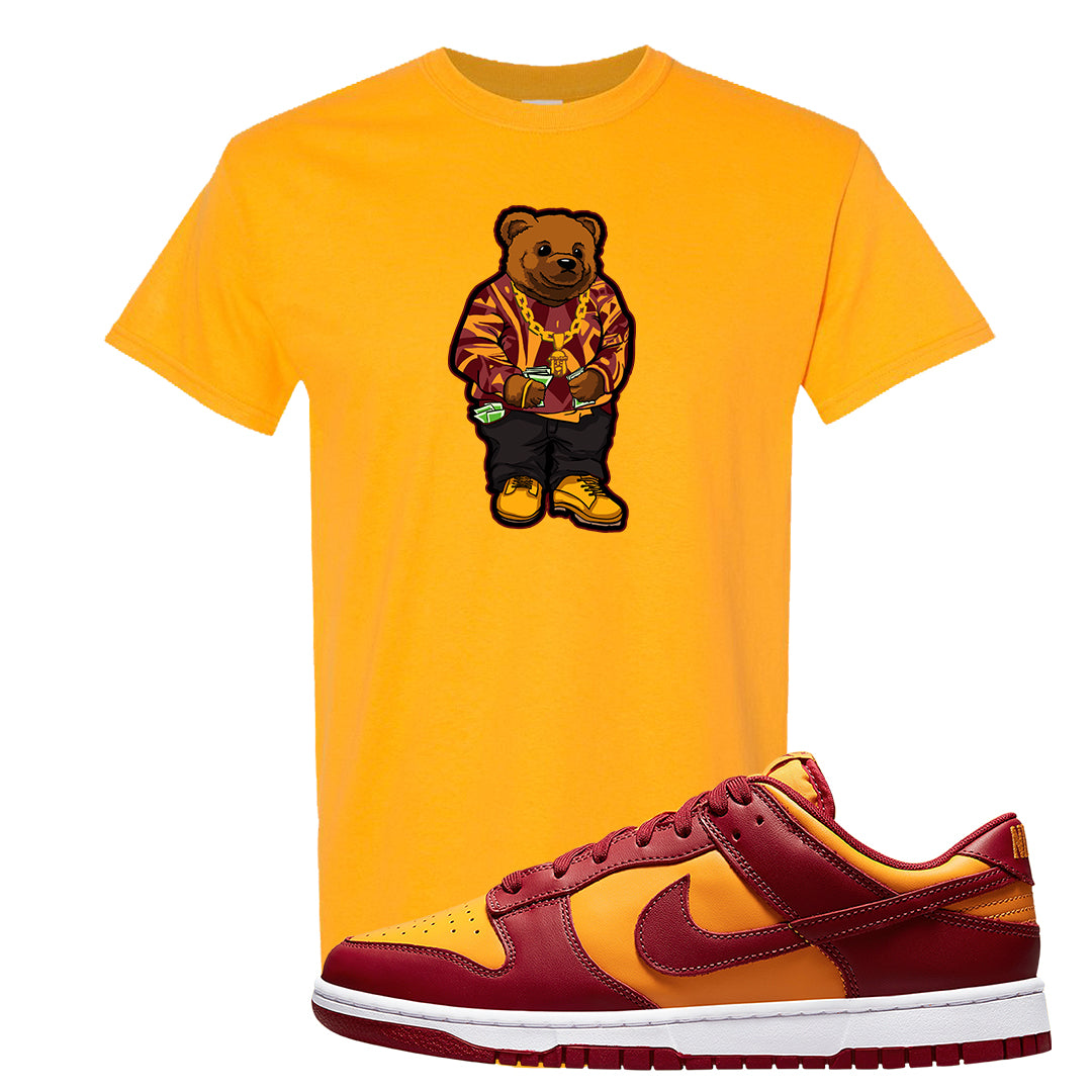 Midas Gold Low Dunks T Shirt | Sweater Bear, Gold