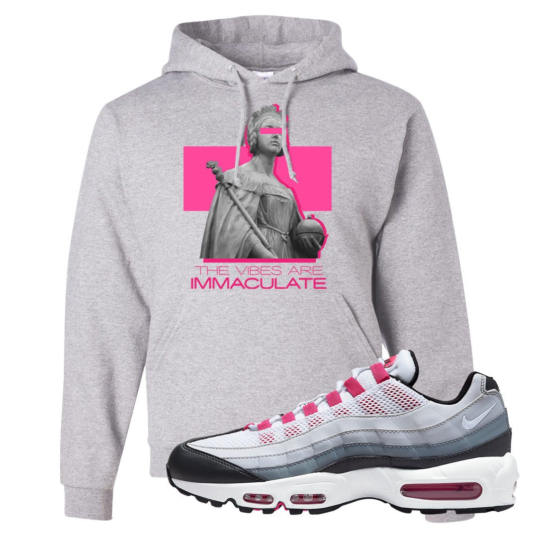 Next Nature Pink 95s Hoodie | The Vibes Are Immaculate, Ash