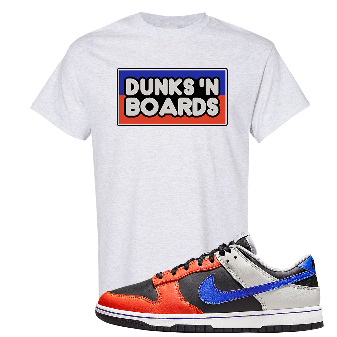 75th Anniversary Low Dunks T Shirt | Dunks N Boards, Ash
