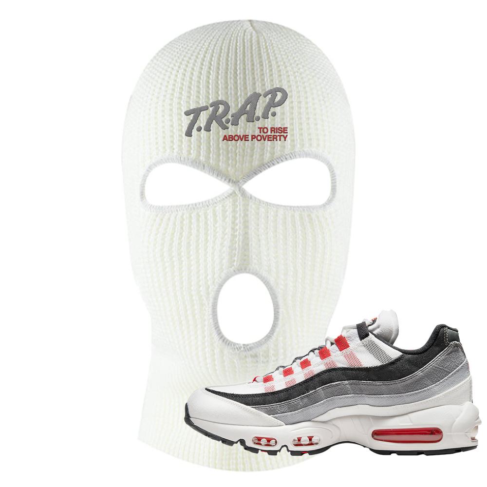 Comet 95s Ski Mask | Trap To Rise Above Poverty, White