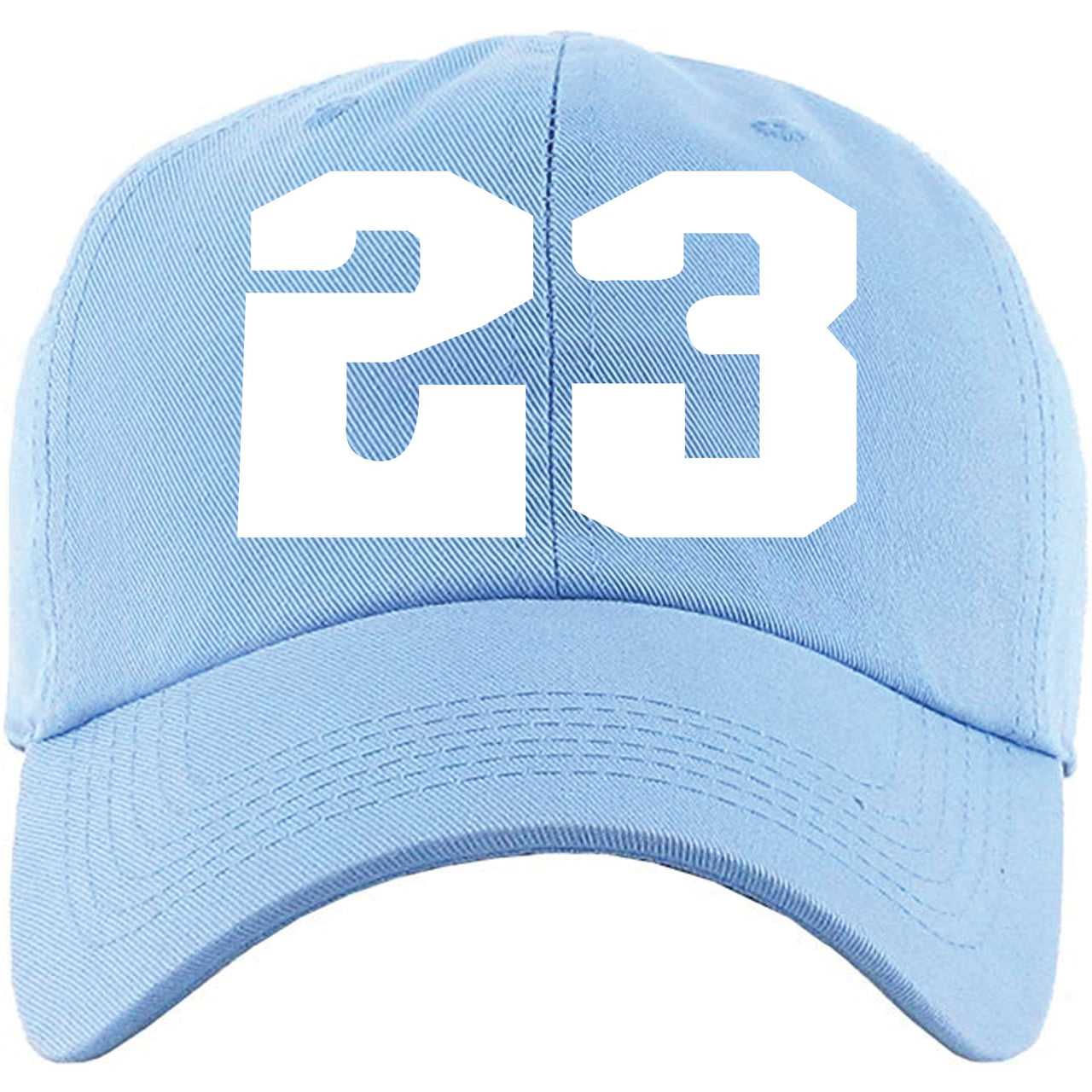 UNC All Star Pearl Blue 9s Dad Hat | 23, Light Blue
