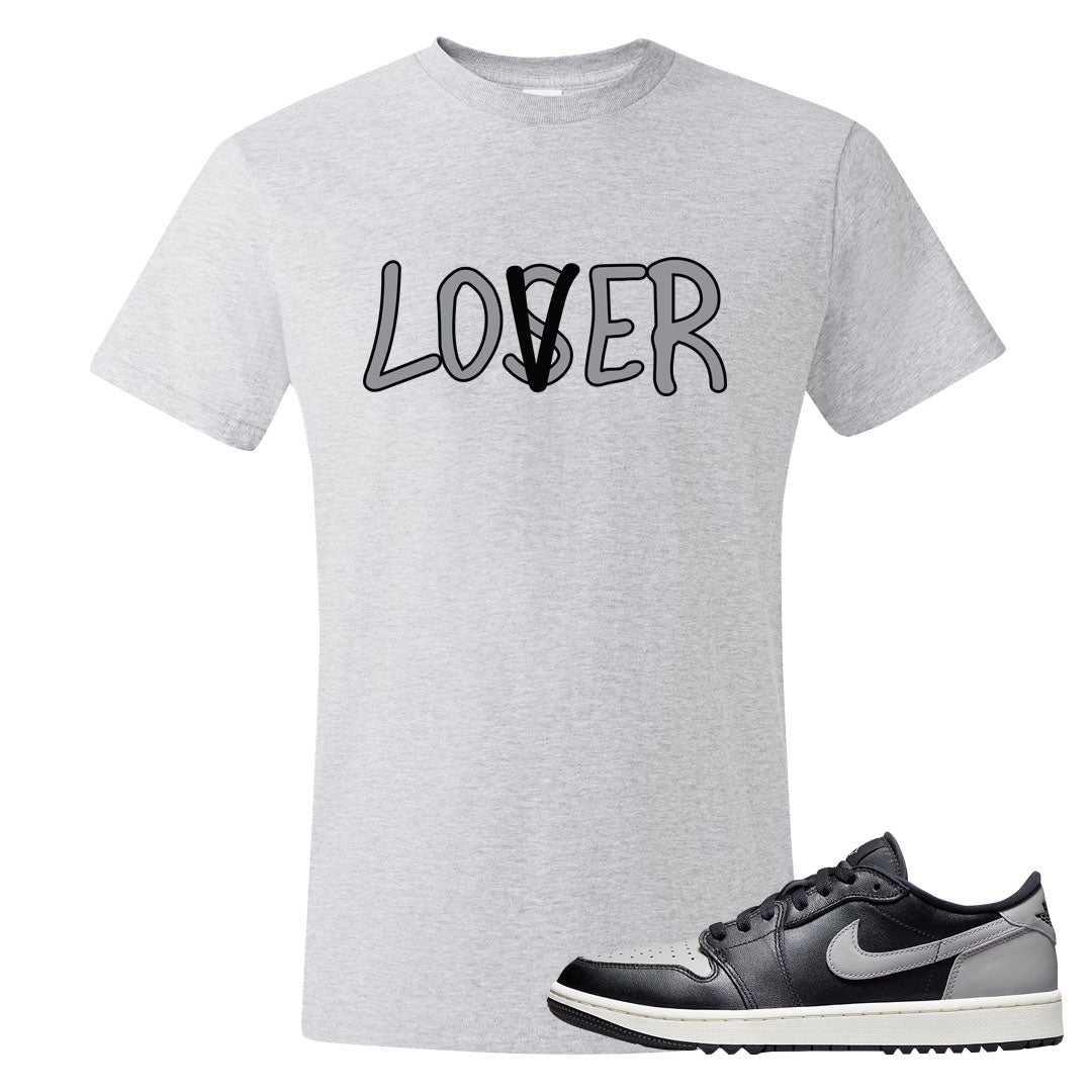 Shadow Golf Low 1s T Shirt | Lover, Ash