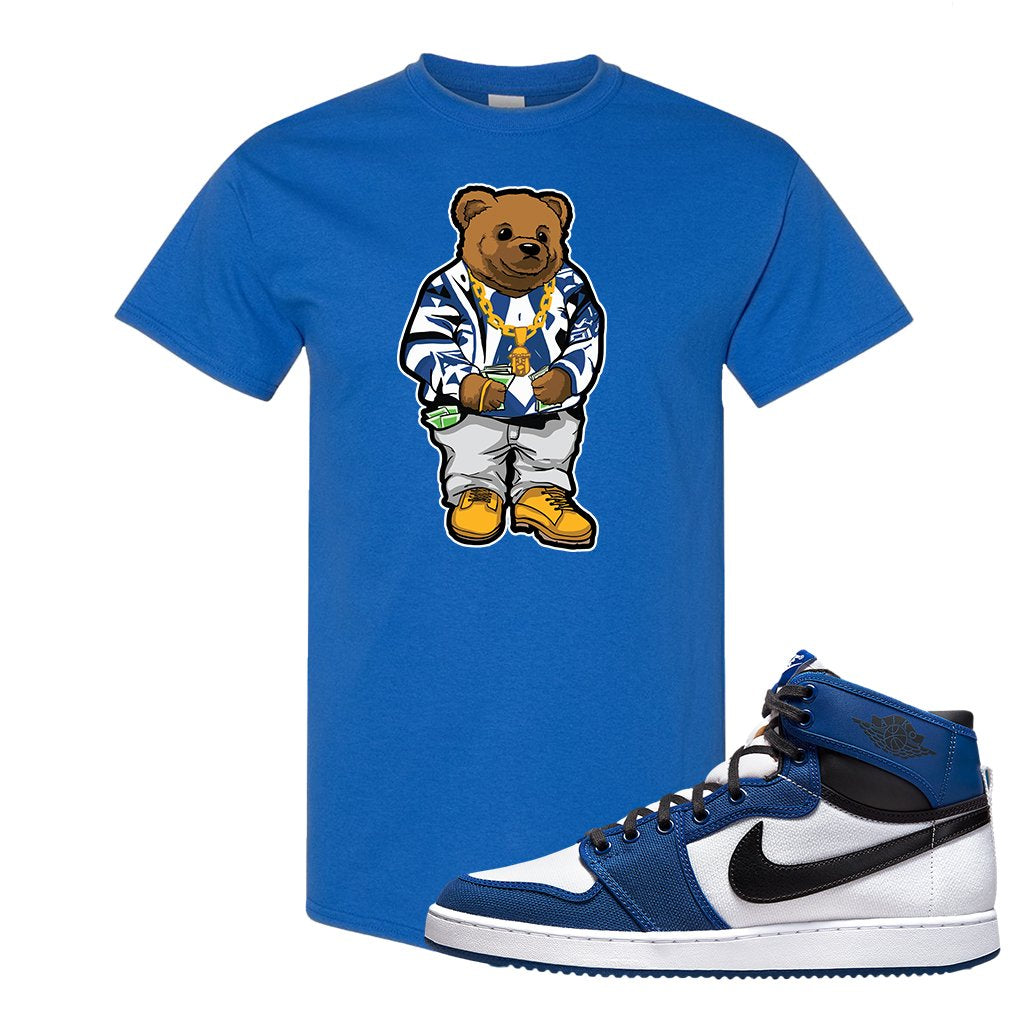 KO Storm Blue 1s T Shirt | Sweater Bear, Royal