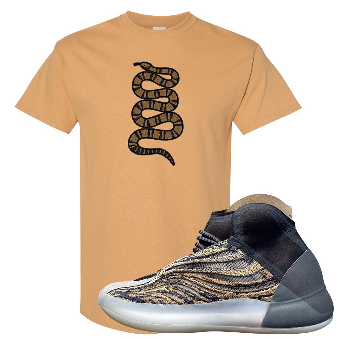 Amber Tint Quantums T Shirt | Coiled Snake, Old Gold