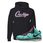 South Beach Bron 8s Hoodie | Crooklyn, Black