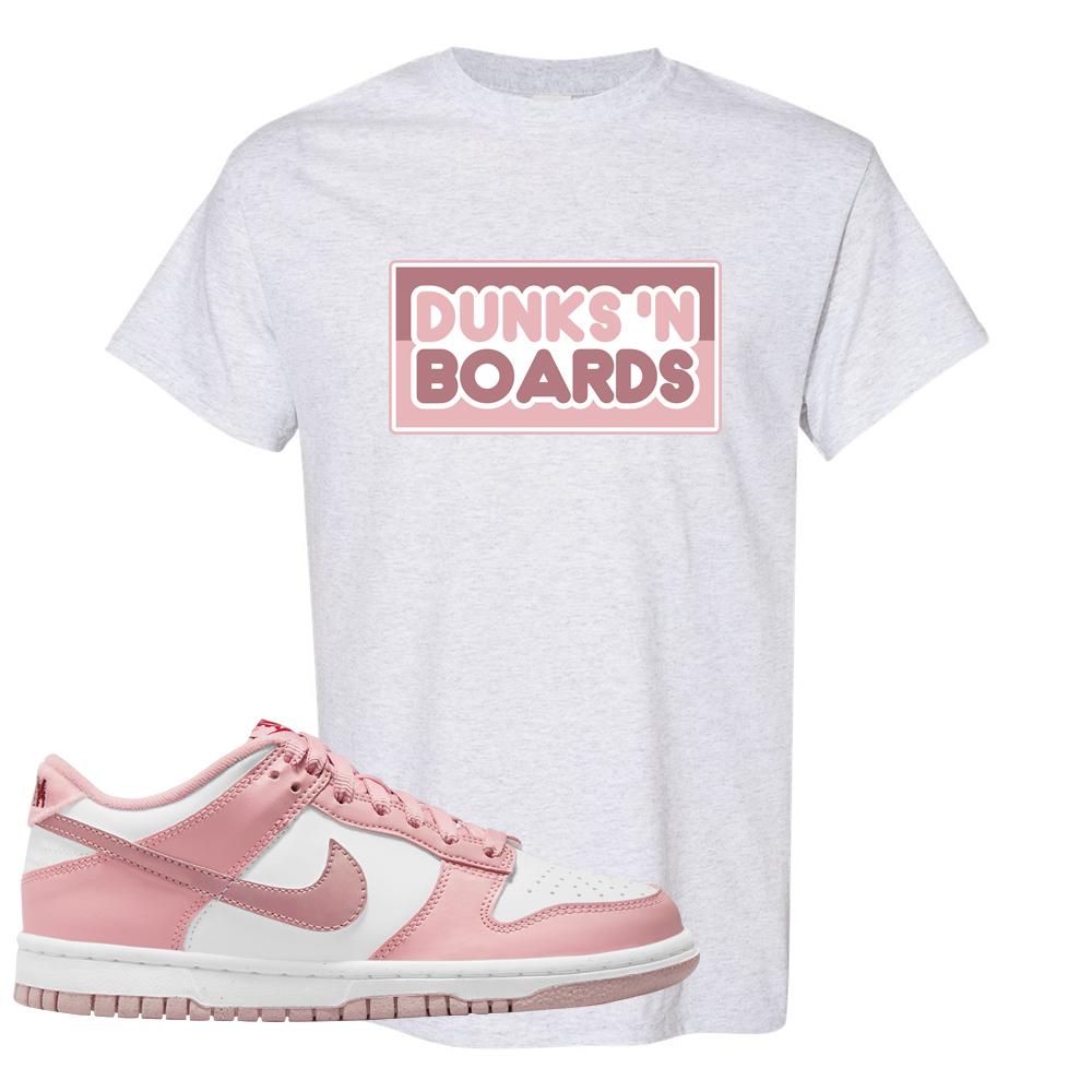 Pink Velvet Low Dunks T Shirt | Dunks N Boards, Ash