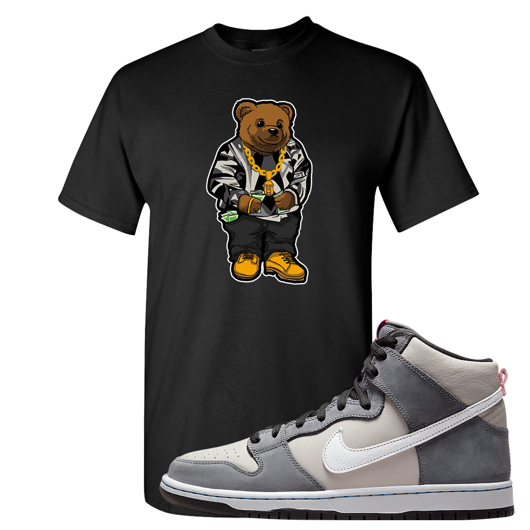 Medium Grey High Dunks T Shirt | Sweater Bear, Black