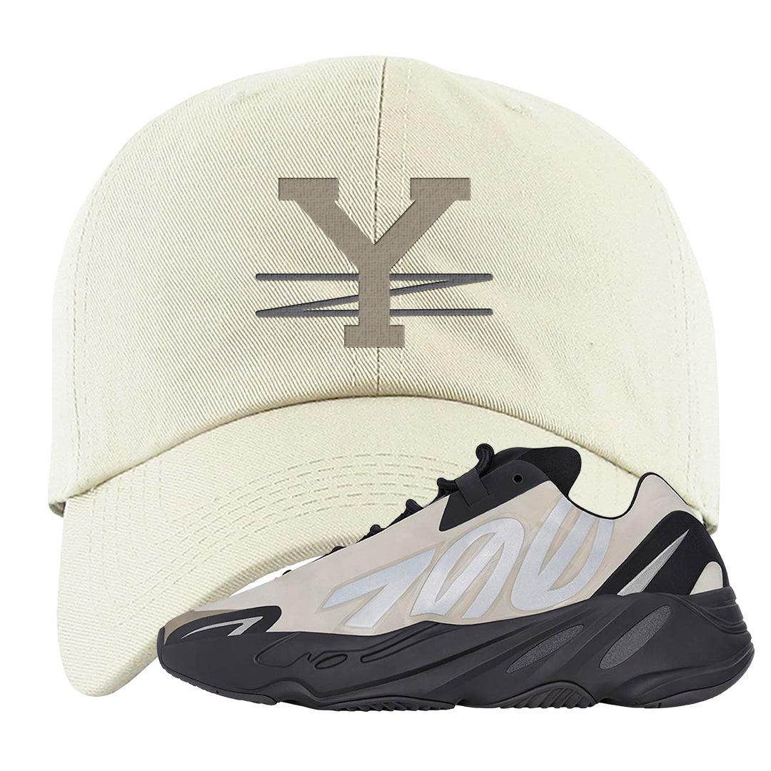 MNVN Bone 700s Dad Hat | YZ, White