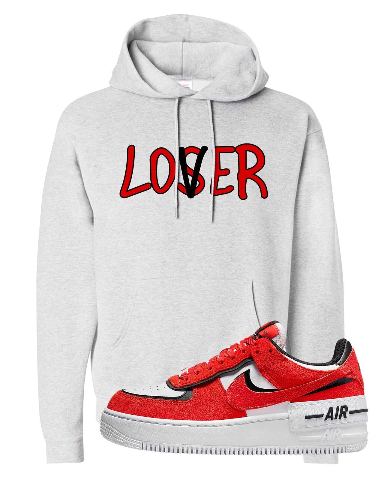 Shadow Chicago AF 1s Hoodie | Lover, Ash