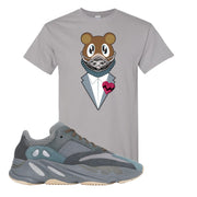 Yeezy Boost 700 Teal Blue Yeezy Sneaker Mask Gravel Sneaker Hook Up T-Shirt