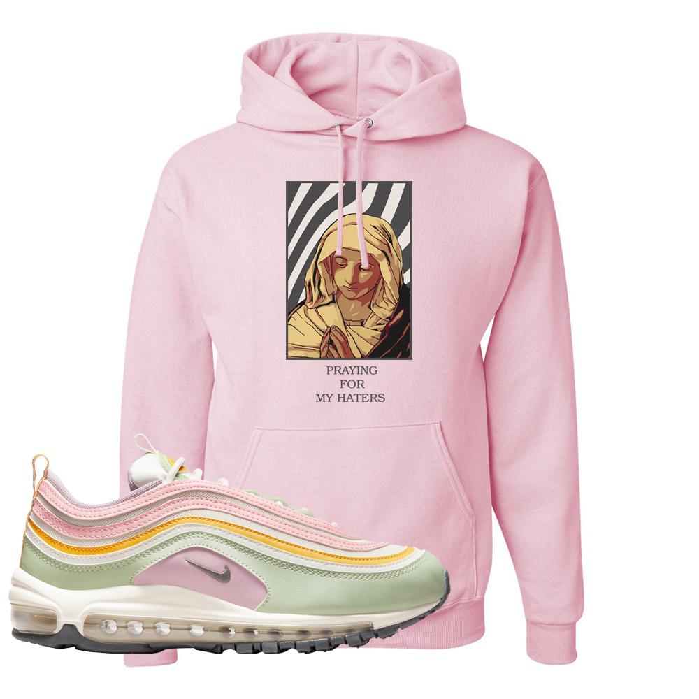 Pastel 97s Hoodie | God Told Me, Light Pink