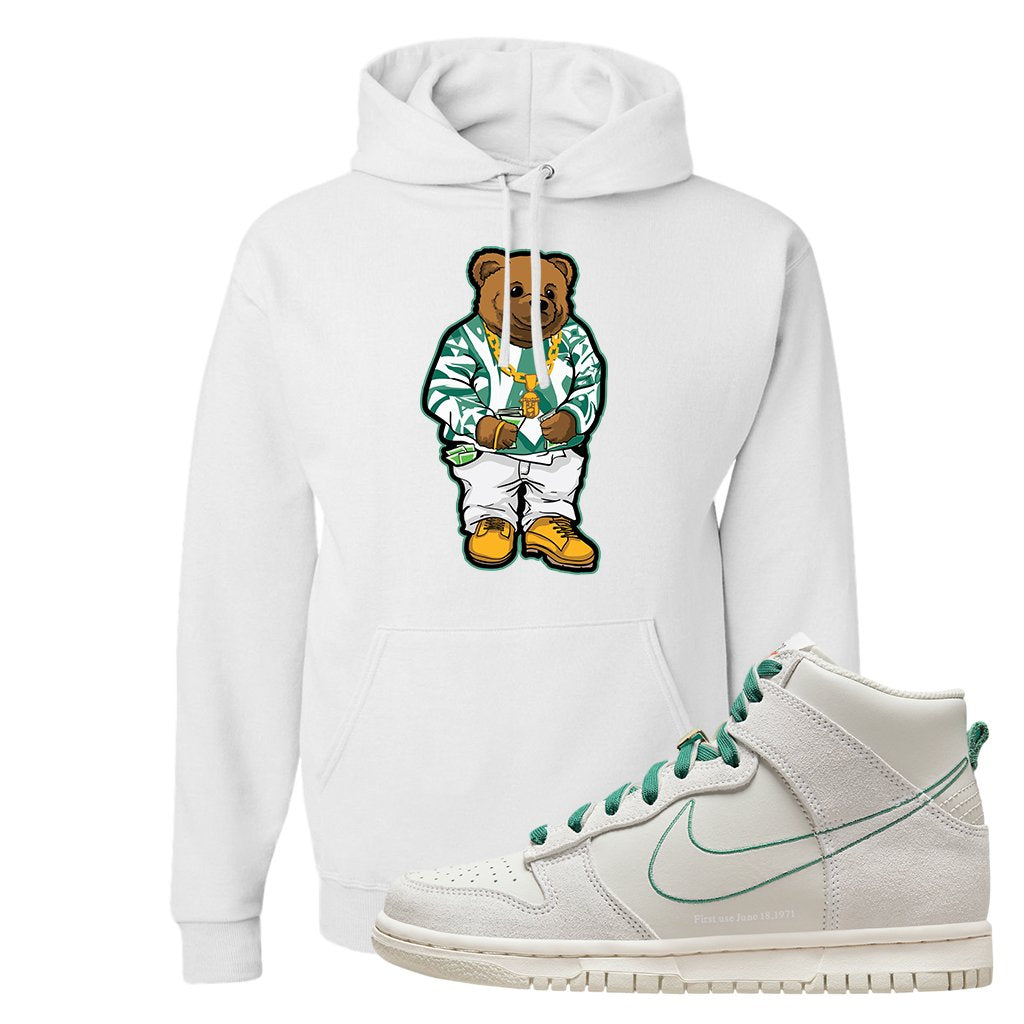First Use High Dunks Hoodie | Sweater Bear, White