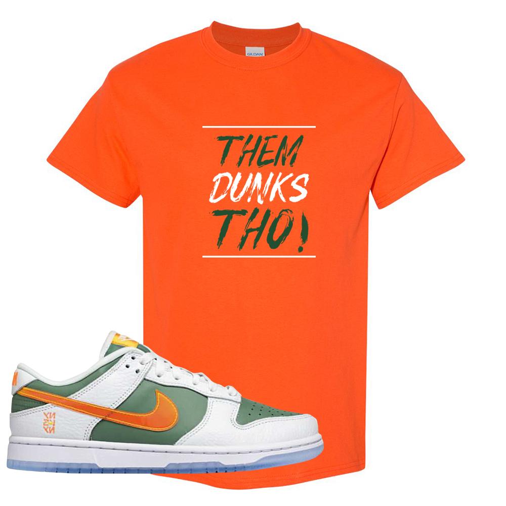 SB Dunk Low NY vs NY T Shirt | Them Dunks Tho, Orange