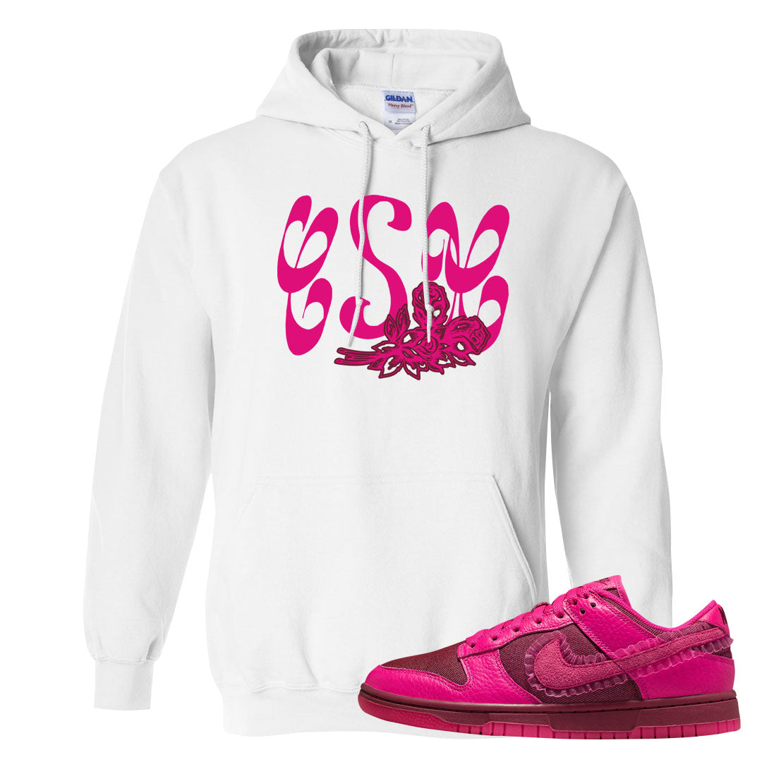 2022 Valentine's Day Low Dunks Hoodie | Certified Sneakerhead, White